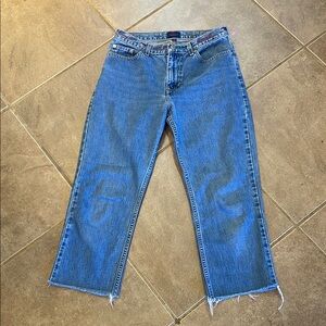 Tommy  Hilfiger Classic logo Straight Leg Cropped Jeans! 5